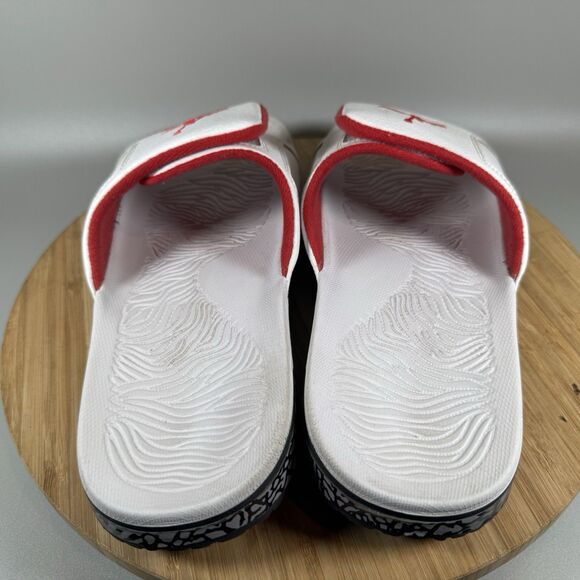 Jordan Hydro 3 Retro‎ Men's Size 12 University Red White Black 854556-103 - Picture 7 of 9